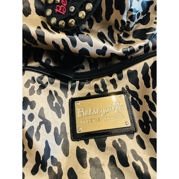 Betseyville Betsey Johnson Leopard Promt Backpack Bag 18” - Picture 7 of 12